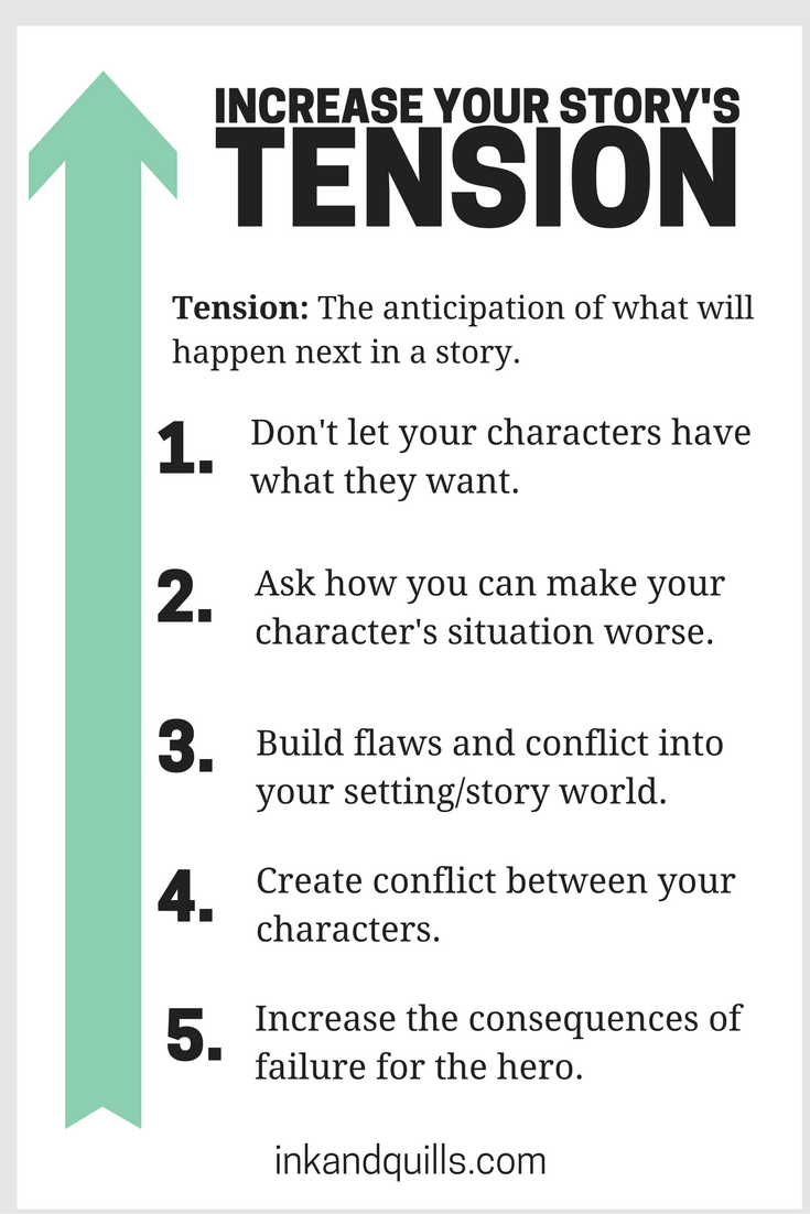 5 Ways To Increase Your Story's Tension - Ink And Quills